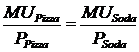 First order conditions