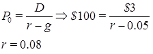 An example of calculating a rate of return for a stock